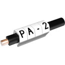 PARTEX CABLE MARKERS PA2-MBW.V Prefit, 4.0 - 10.0mm, letter V, black on white (pack of 100)